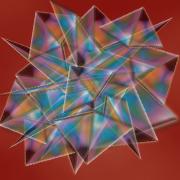 Tiling together tiny triangles of space-time gave rise to a universe that looks just like our own.